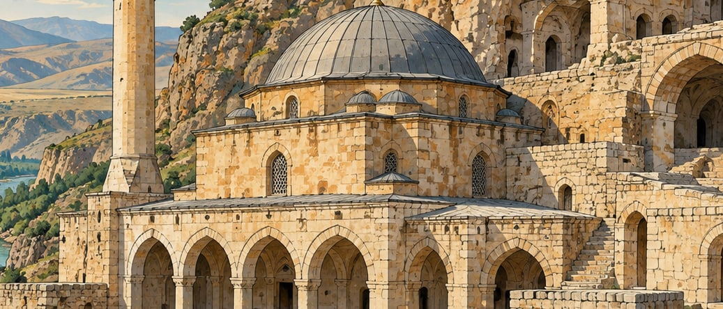 Divin Gate Rock Masjid çizimi, Kars