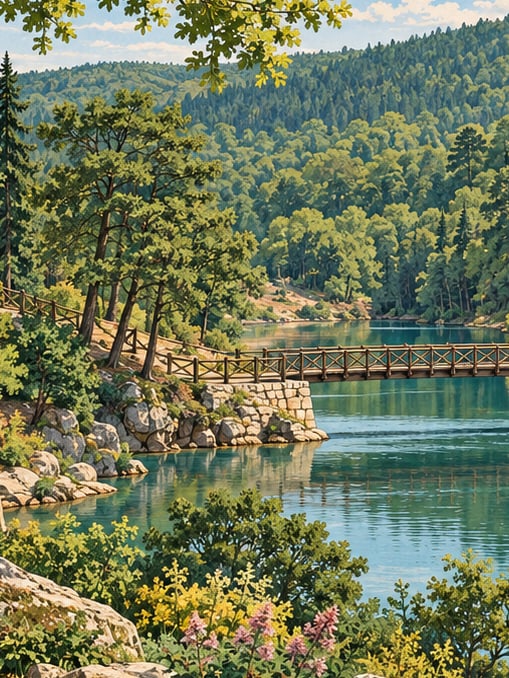 Divriği Cam Seyir Terası çizimi, Sivas