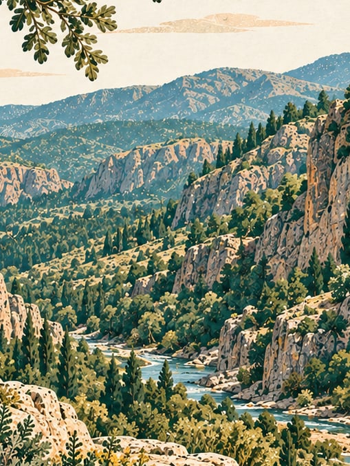Divriği National Park çizimi, Sivas
