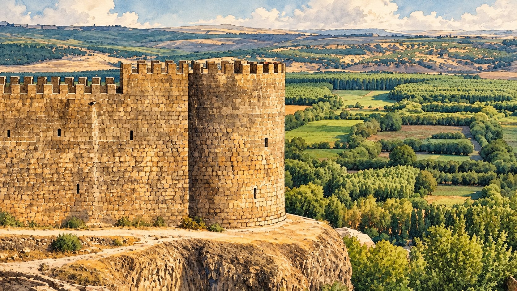 Diyarbakır Castle and Hevsel Gardens Cultural Landscape çizimi, Diyarbakır