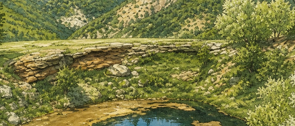 Doğanşar Dipsiz Lake çizimi, Sivas