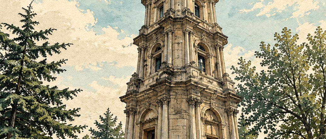 Dolmabahçe Clock Museum çizimi, İstanbul