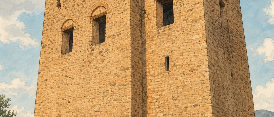 Donduran Tower çizimi, Aydın