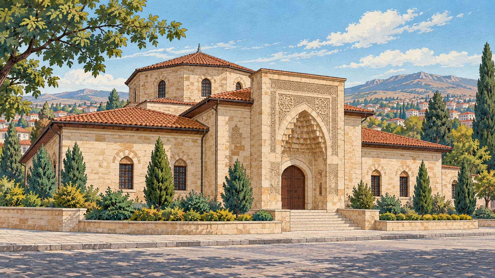 Donduran Tower çizimi, Aydın