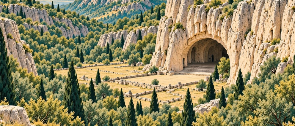 Döngel Cave çizimi, Kahramanmaraş