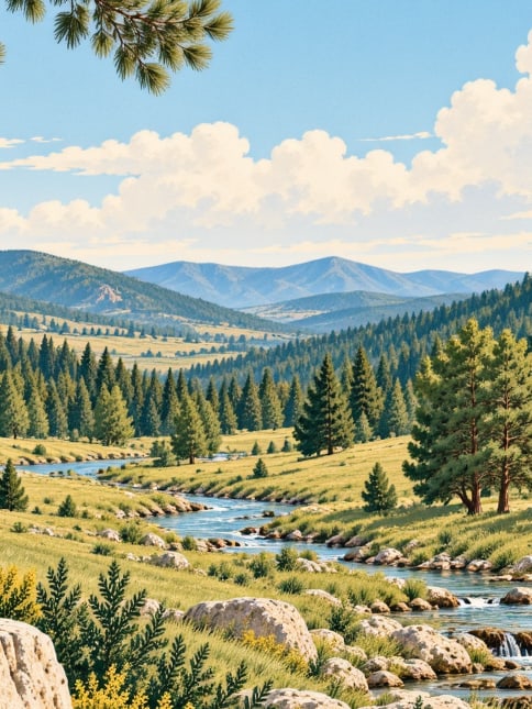 Ilustración: Parque Natural de Dumanlı, Erzincan