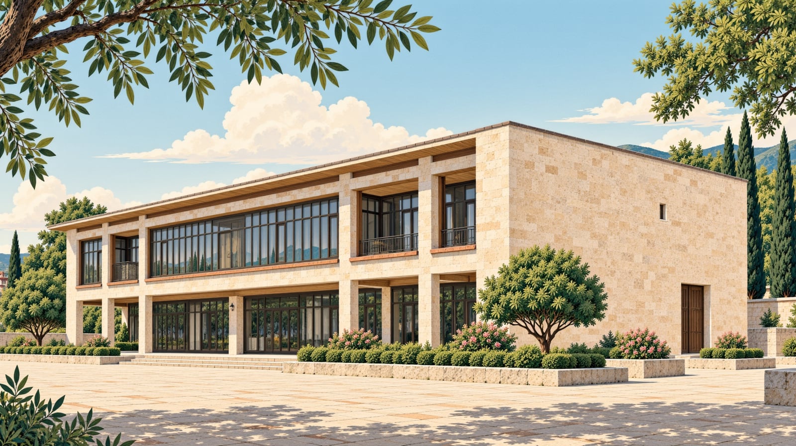 Dumlupınar Atatürk Headquarters House çizimi, Kütahya
