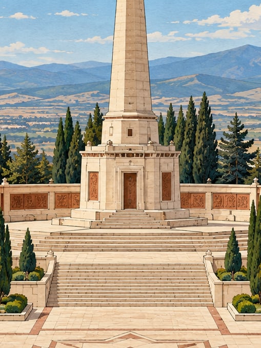 Ilustración: Cementerio de los Mártires de Dumlupınar, Kütahya