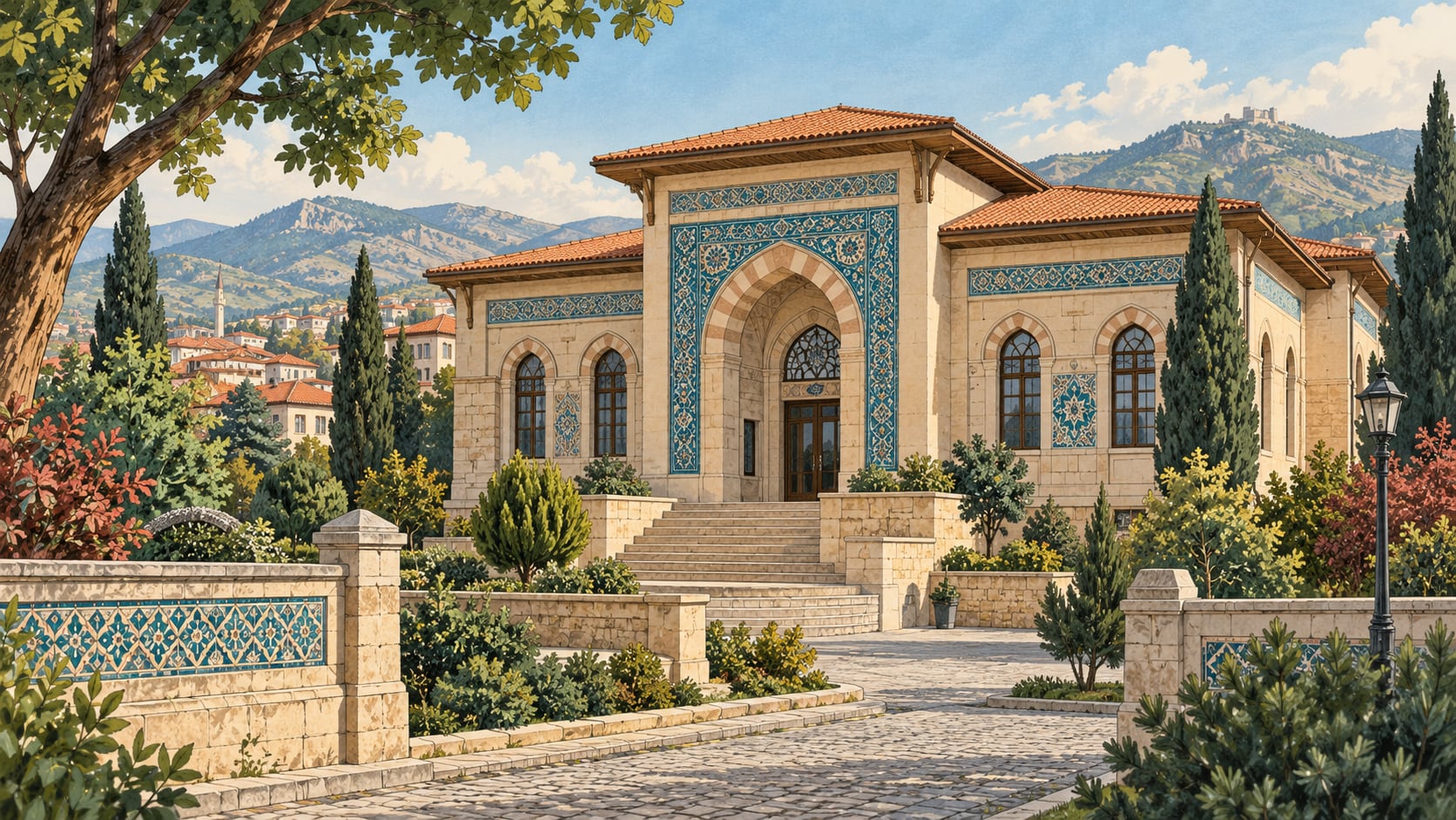 Dumlupınar University Museum çizimi, Kütahya