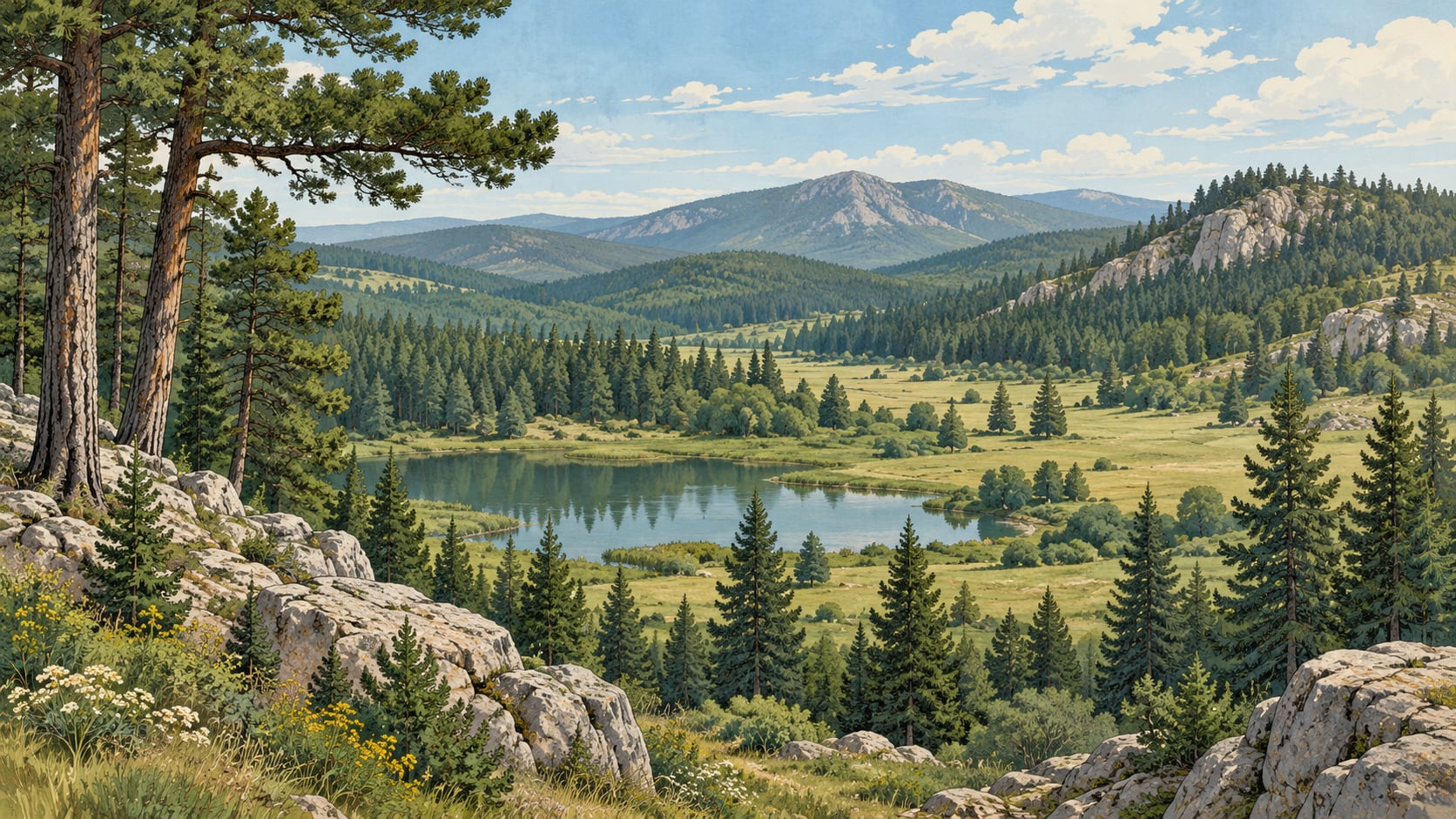 Durasan Şah Nature Park çizimi, Ankara