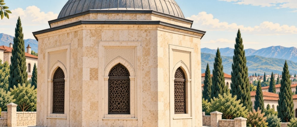 Ebu Eyyub el-Ensari Tomb (Hz.Halid bin Zeyd) çizimi, İstanbul