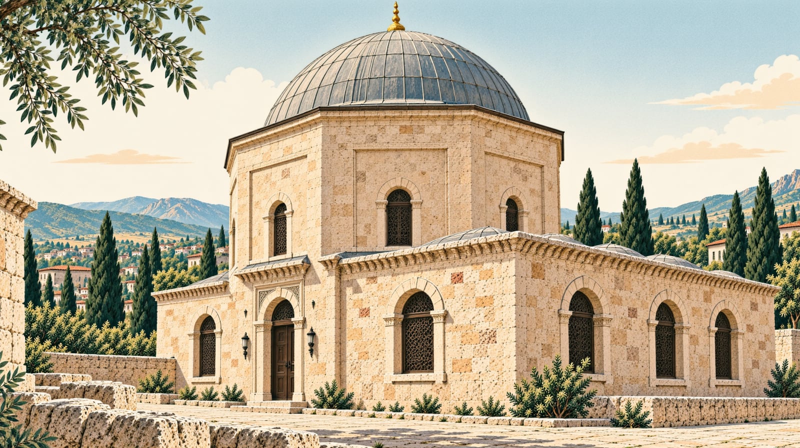 Ebu'l-iz El Cezeri Tomb çizimi, Şırnak