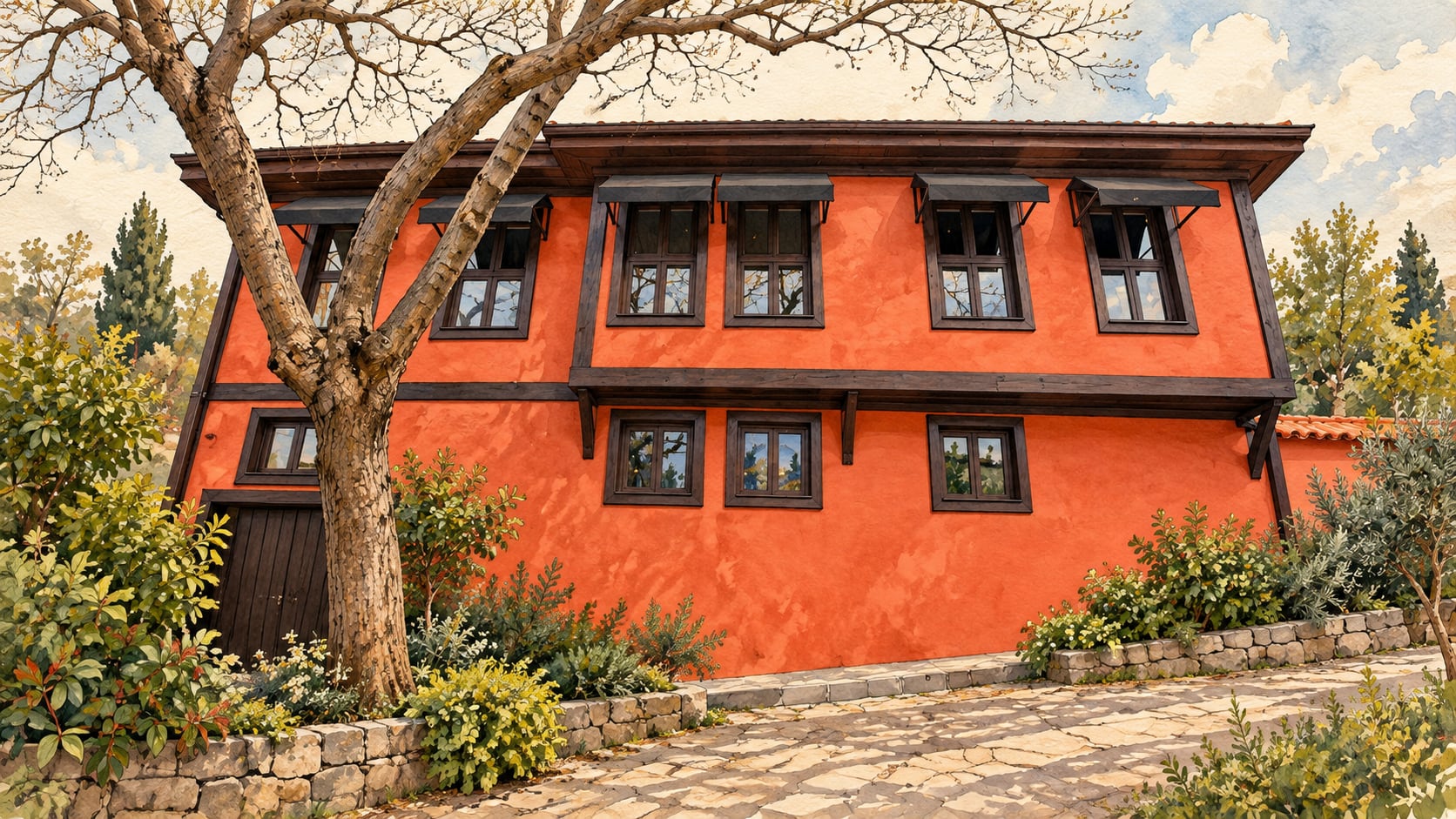 Literature Museum çizimi, Bursa