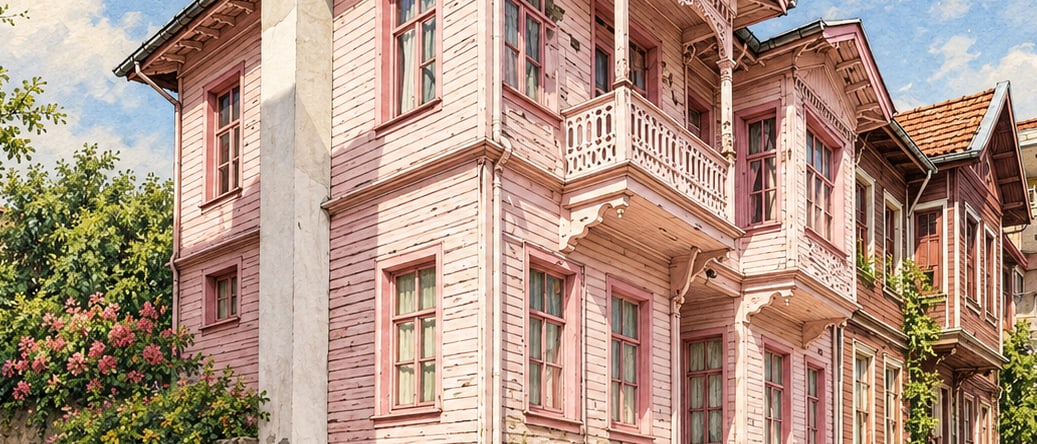 Edirne Houses çizimi, Edirne