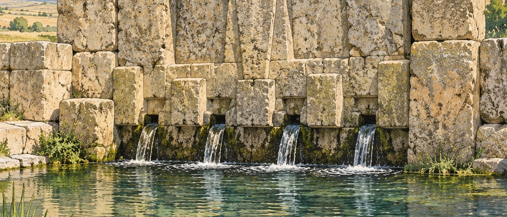 Eflatunpınar Hittite Water Monument çizimi, Konya