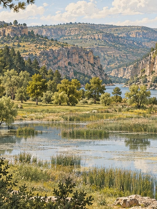 Eğil Peygamberler Nature Park çizimi, Diyarbakır