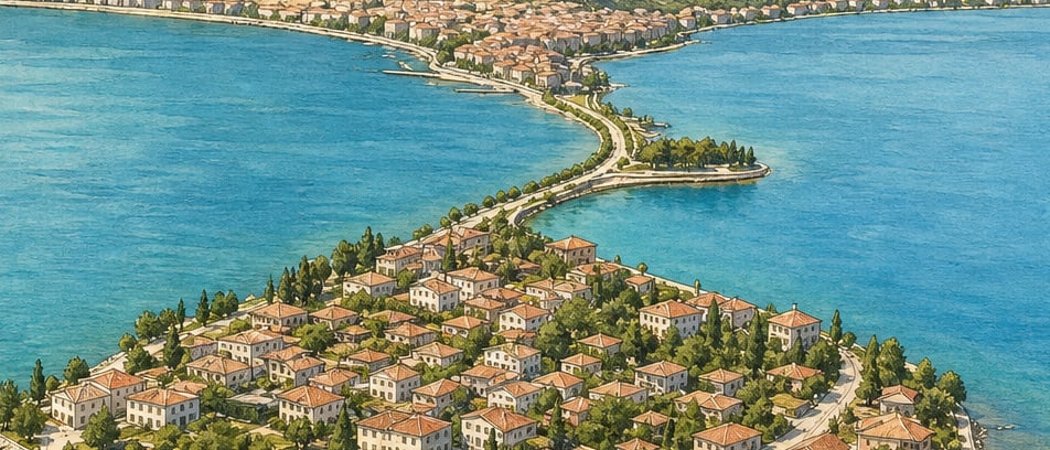 Eğirdir Lake çizimi, Isparta
