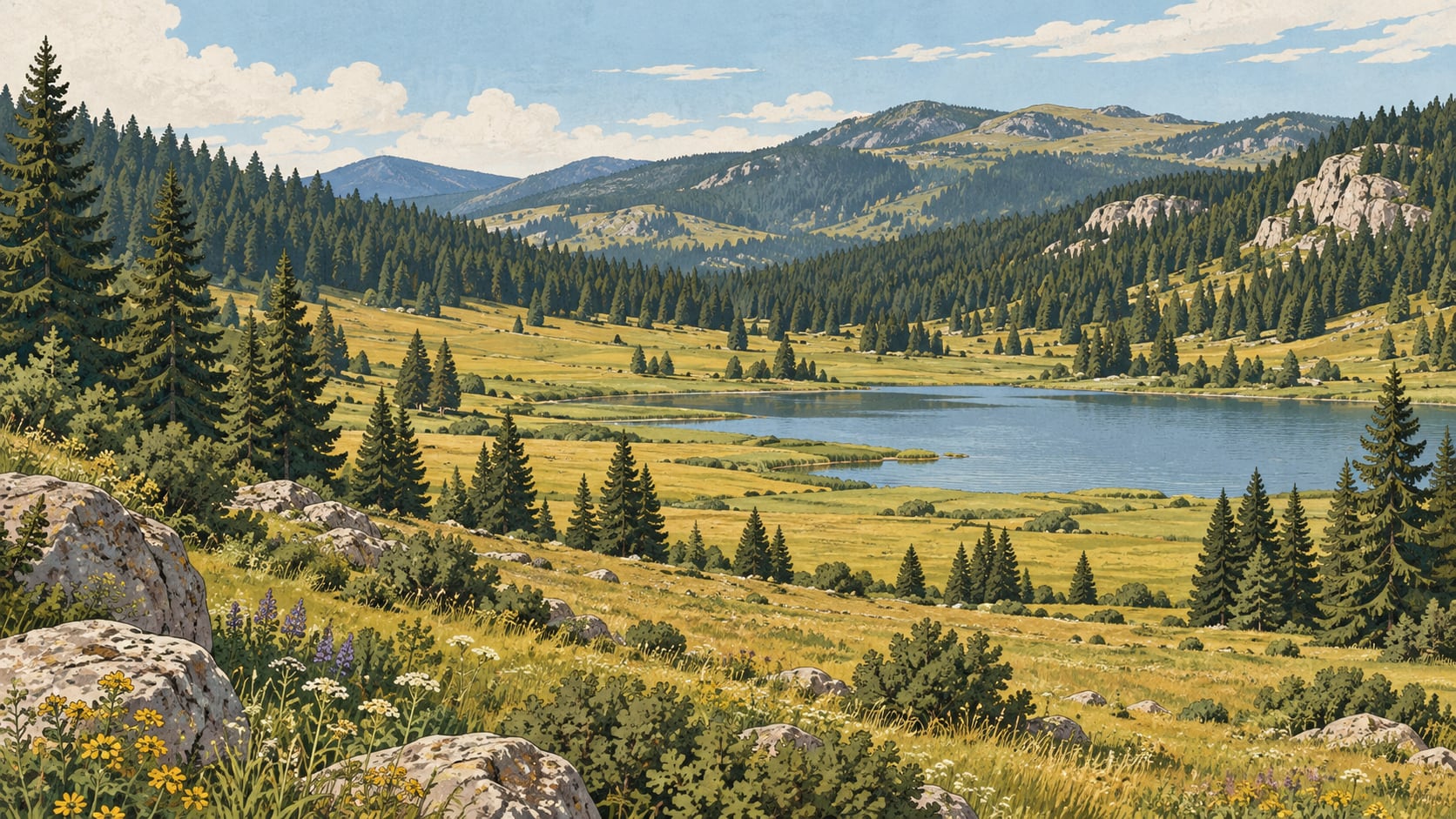 Eğriova Nature Park çizimi, Ankara