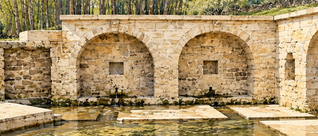 Ekinözü Fountain çizimi, Elazığ