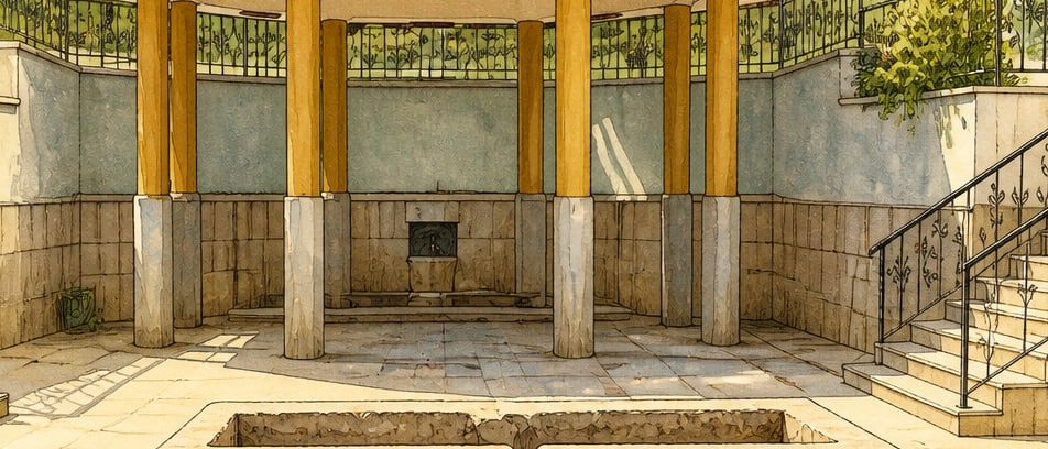 Ekinözü Mineral Springs çizimi, Kahramanmaraş