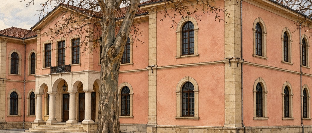Elazığ Old Government Mansion çizimi, Elazığ