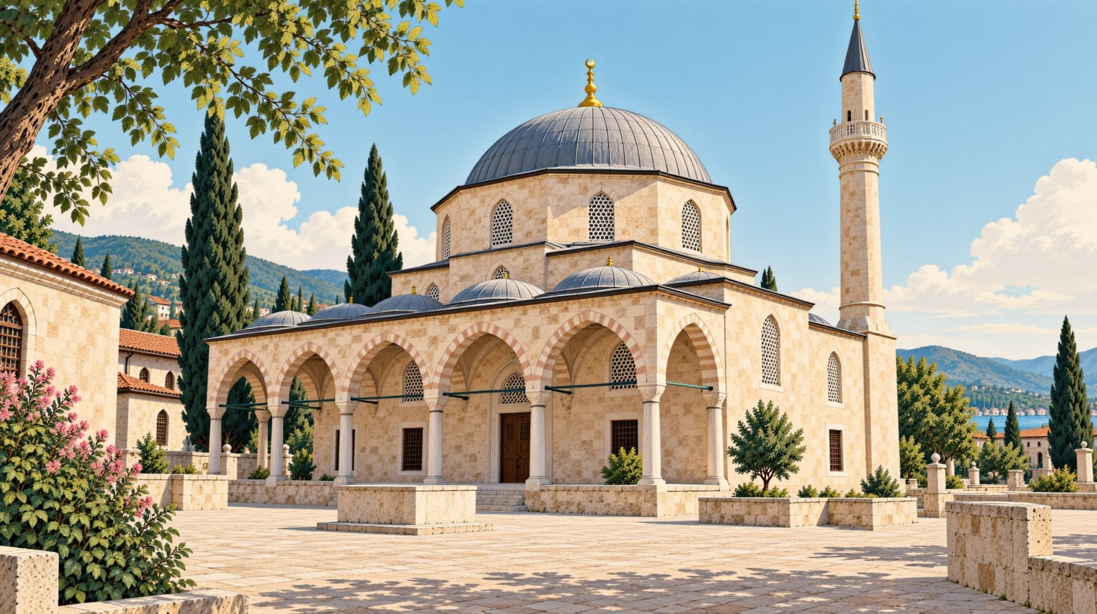 Elbaşoğlu Mosque çizimi, Tokat