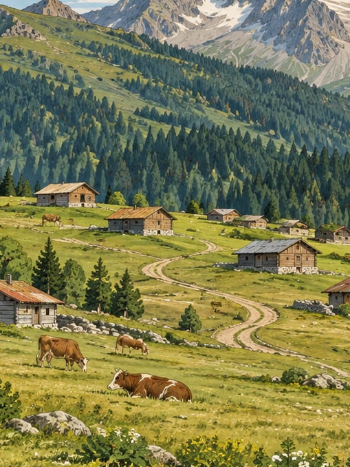 Ilustración: Meseta de Elevit, Rize
