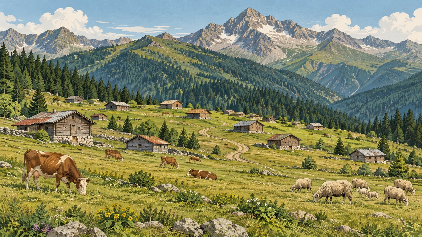 Elevit Plateau çizimi, Rize