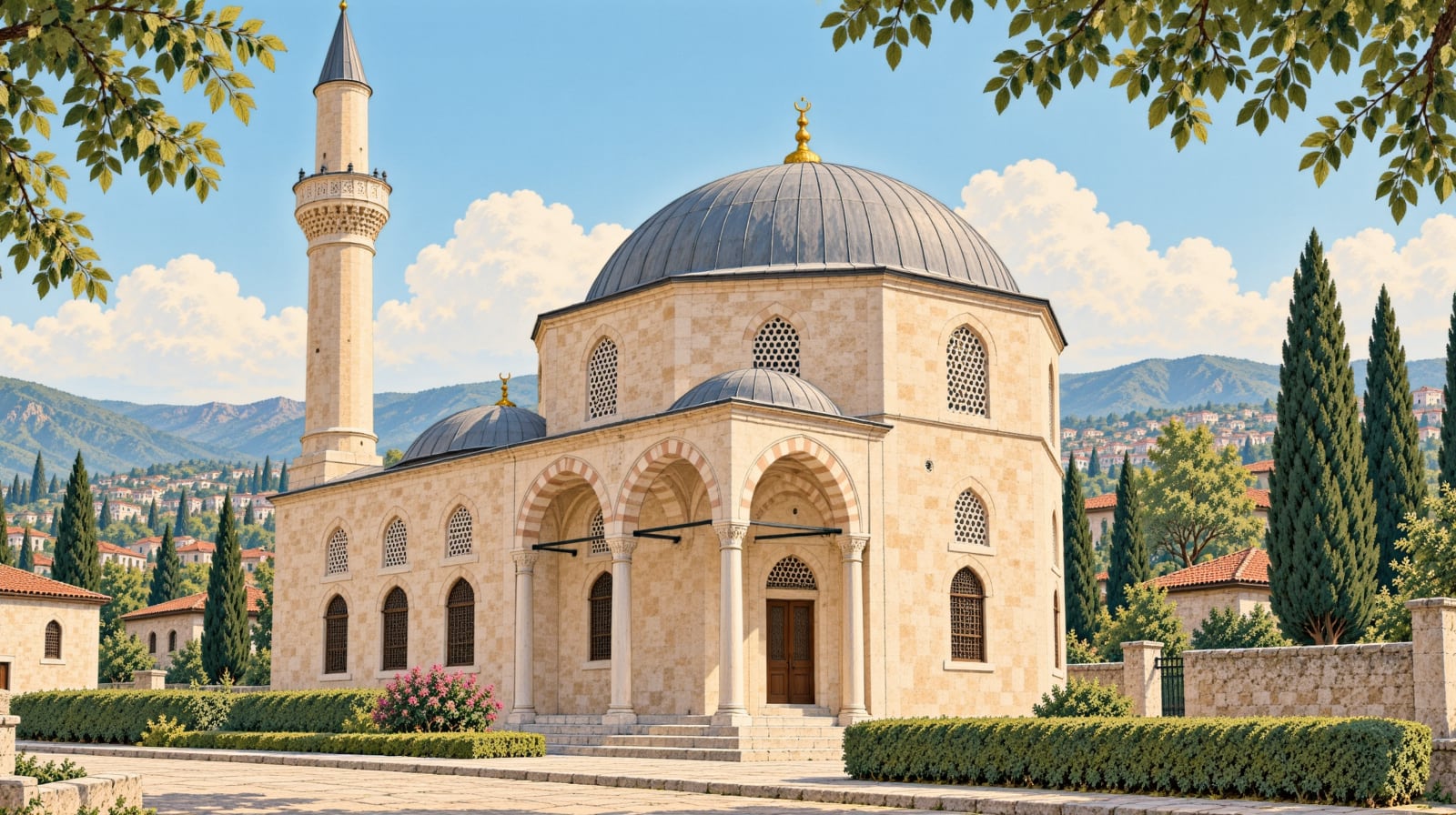 Elti Hatun Mosque çizimi, Tunceli
