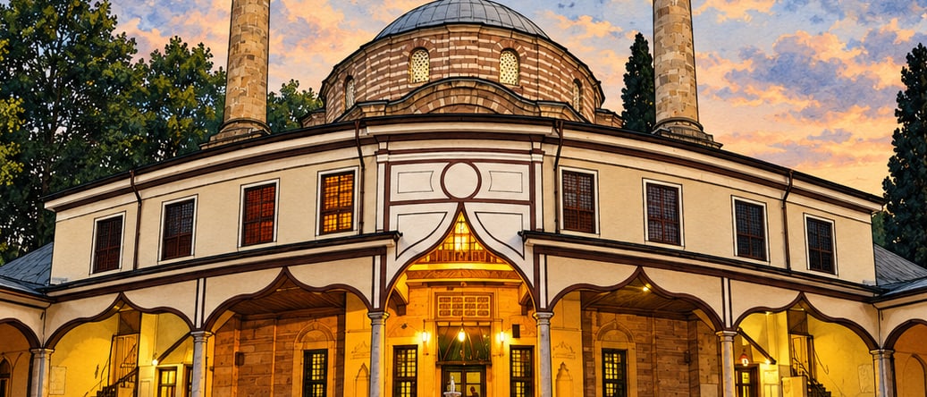 Emir Sultan Complex çizimi, Bursa