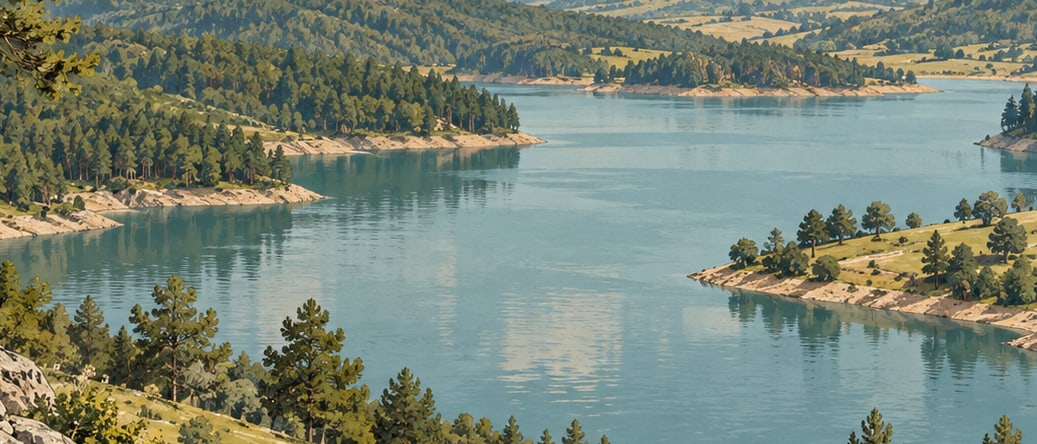 Enne Dam Nature Park çizimi, Kütahya