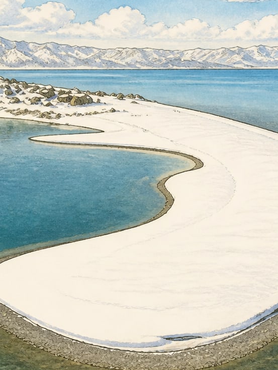 Erçek Lake çizimi, Van