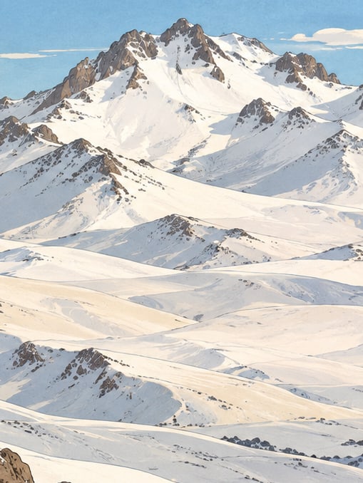 Ilustración: Monte Erciyes (centro de esquí), Kayseri