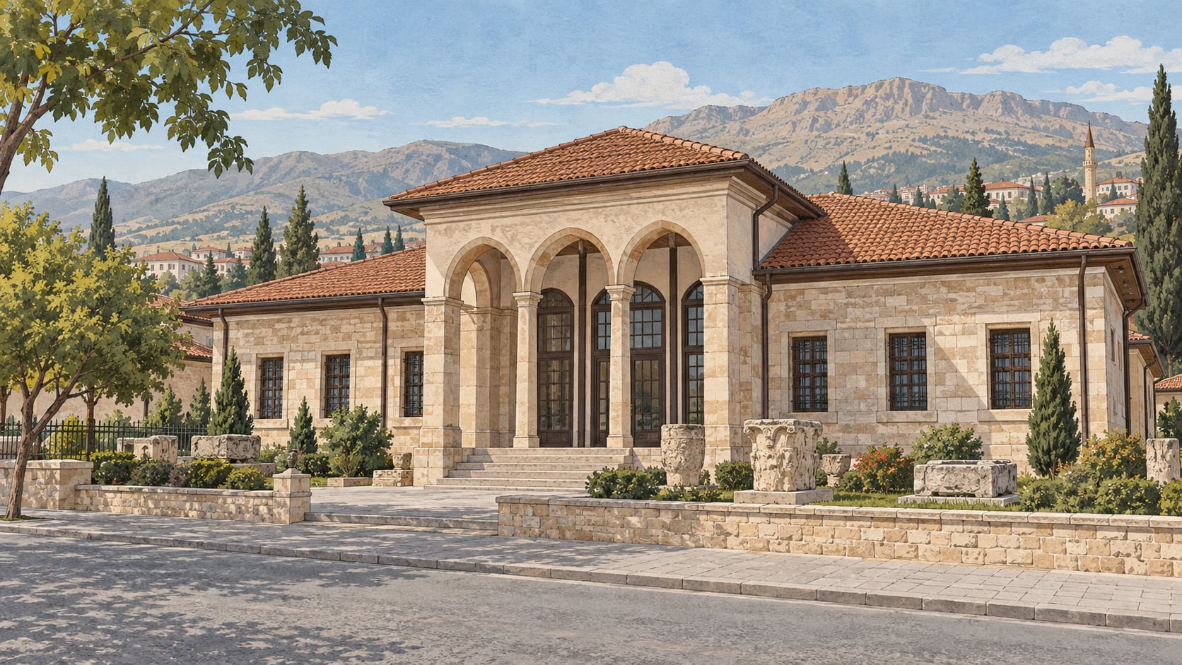 Ereğli Museum çizimi, Konya