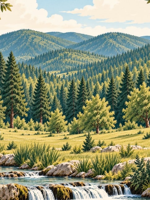 Ilustración: Parque Natural de Eriklitepe, Kocaeli