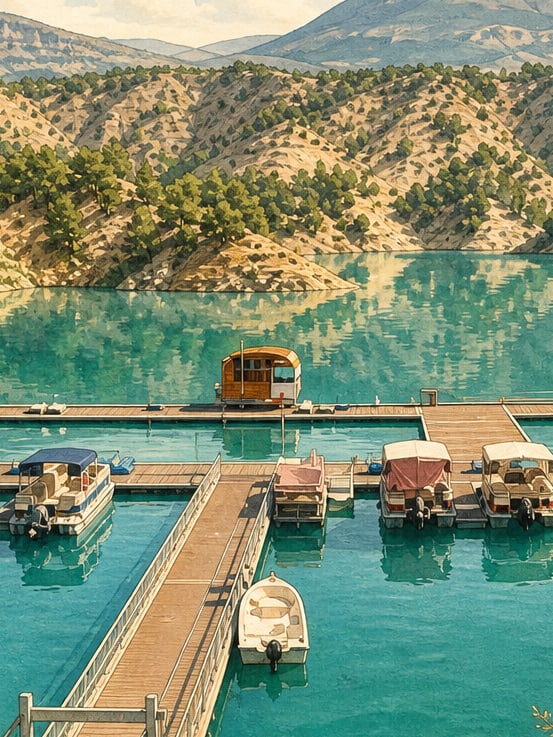 Ermenek Turkuaz Dam çizimi, Karaman