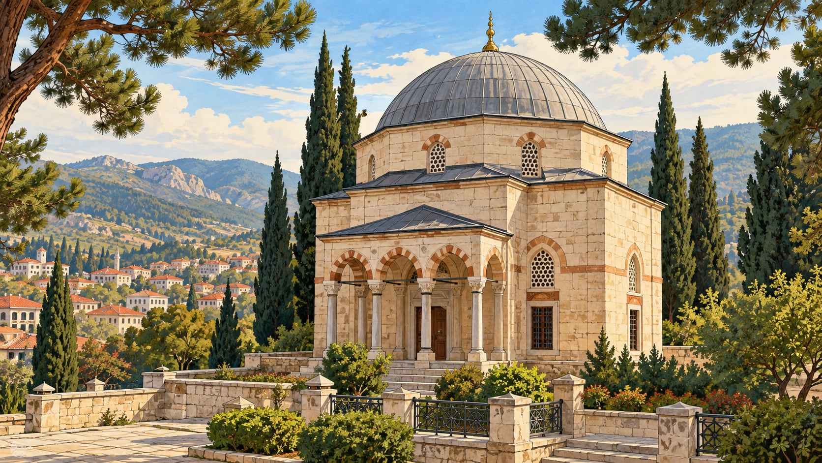 Ertuğrul Gazi Tomb çizimi, Bilecik
