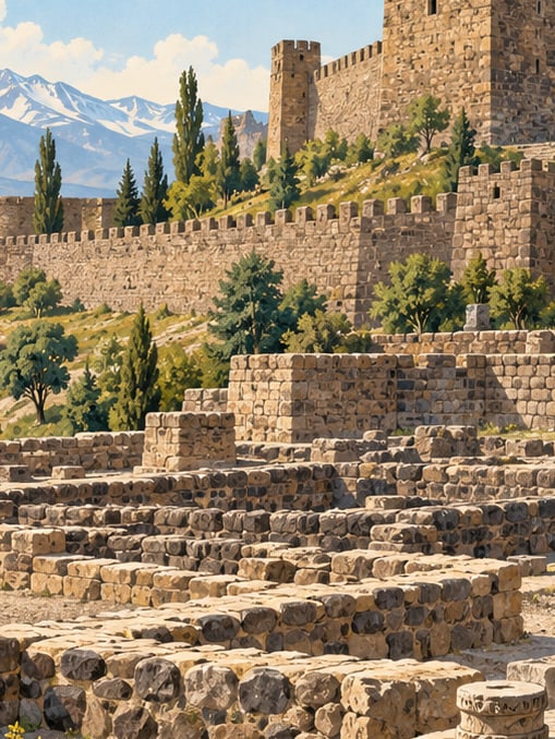 Erzurum Castle çizimi, Erzurum