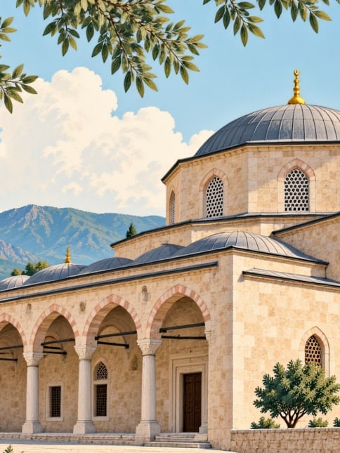 Erzurum Great Mosque çizimi, Erzurum