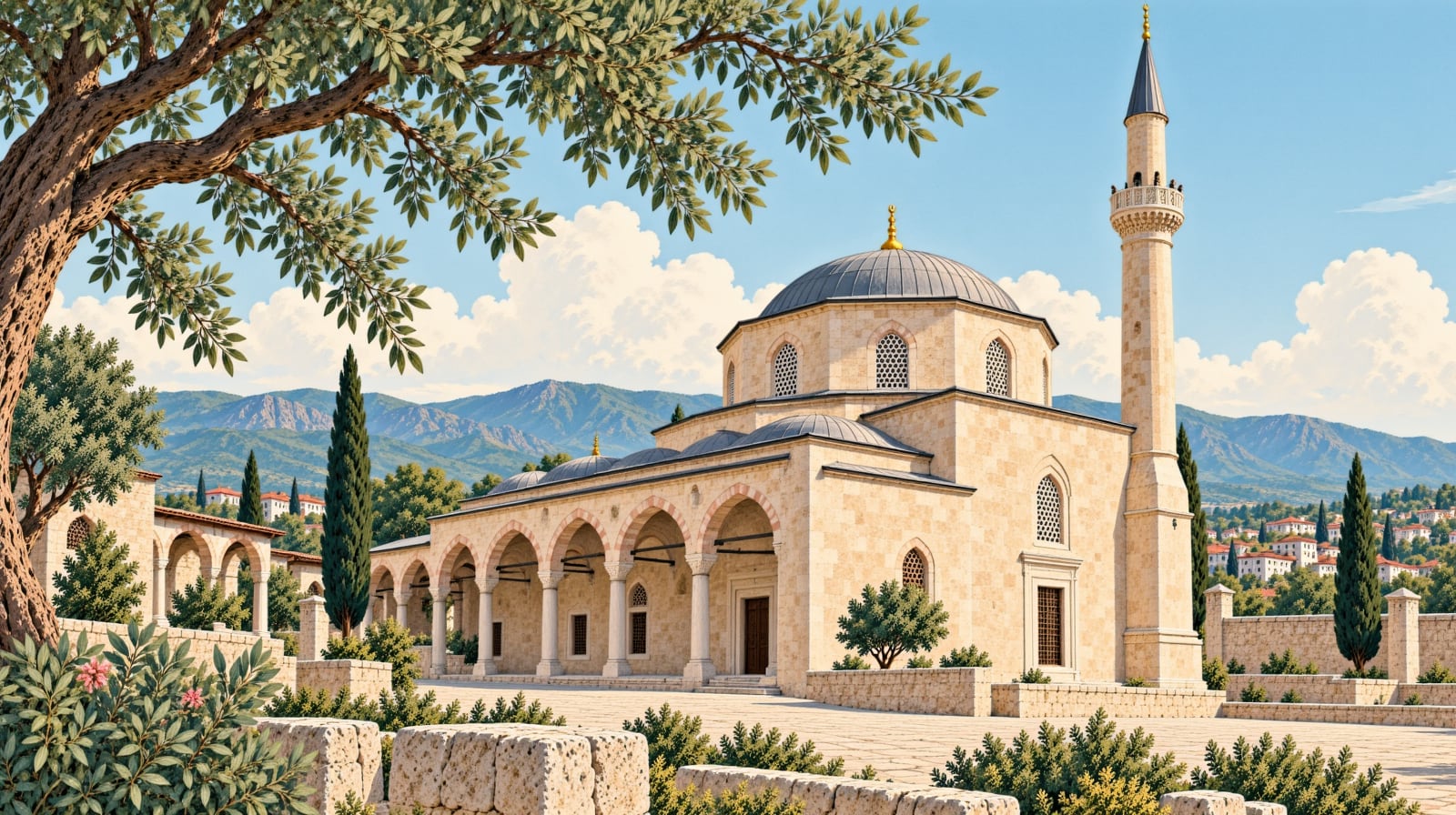 Erzurum Great Mosque çizimi, Erzurum