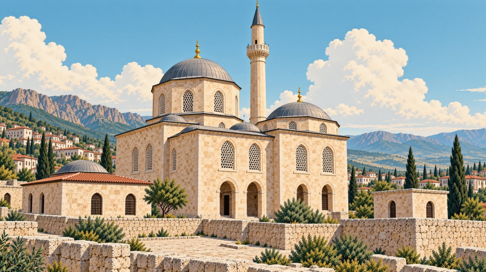Eshab-ı Kehf Complex çizimi, Kahramanmaraş