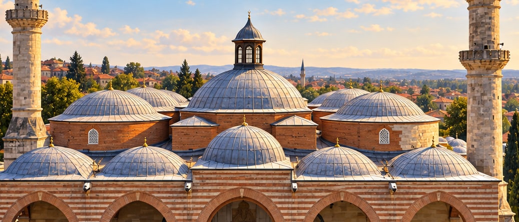 Old Mosque çizimi, Edirne