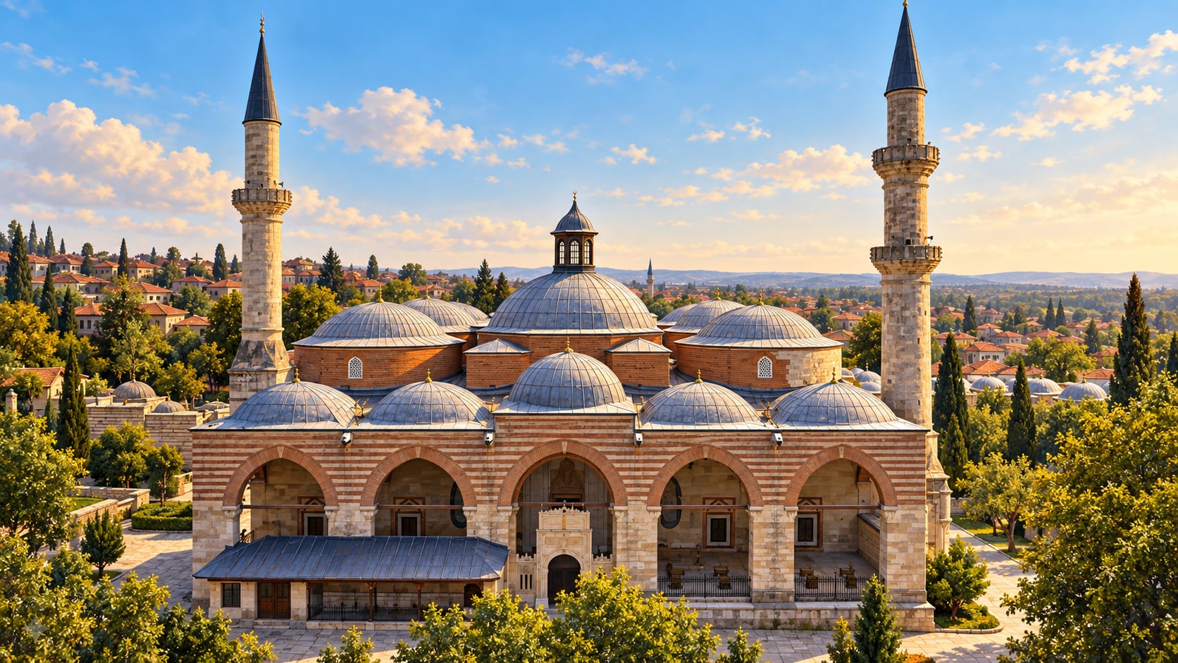 Old Mosque çizimi, Edirne