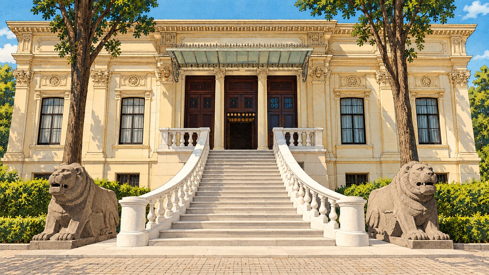 Old Şark Works Museum çizimi, İstanbul