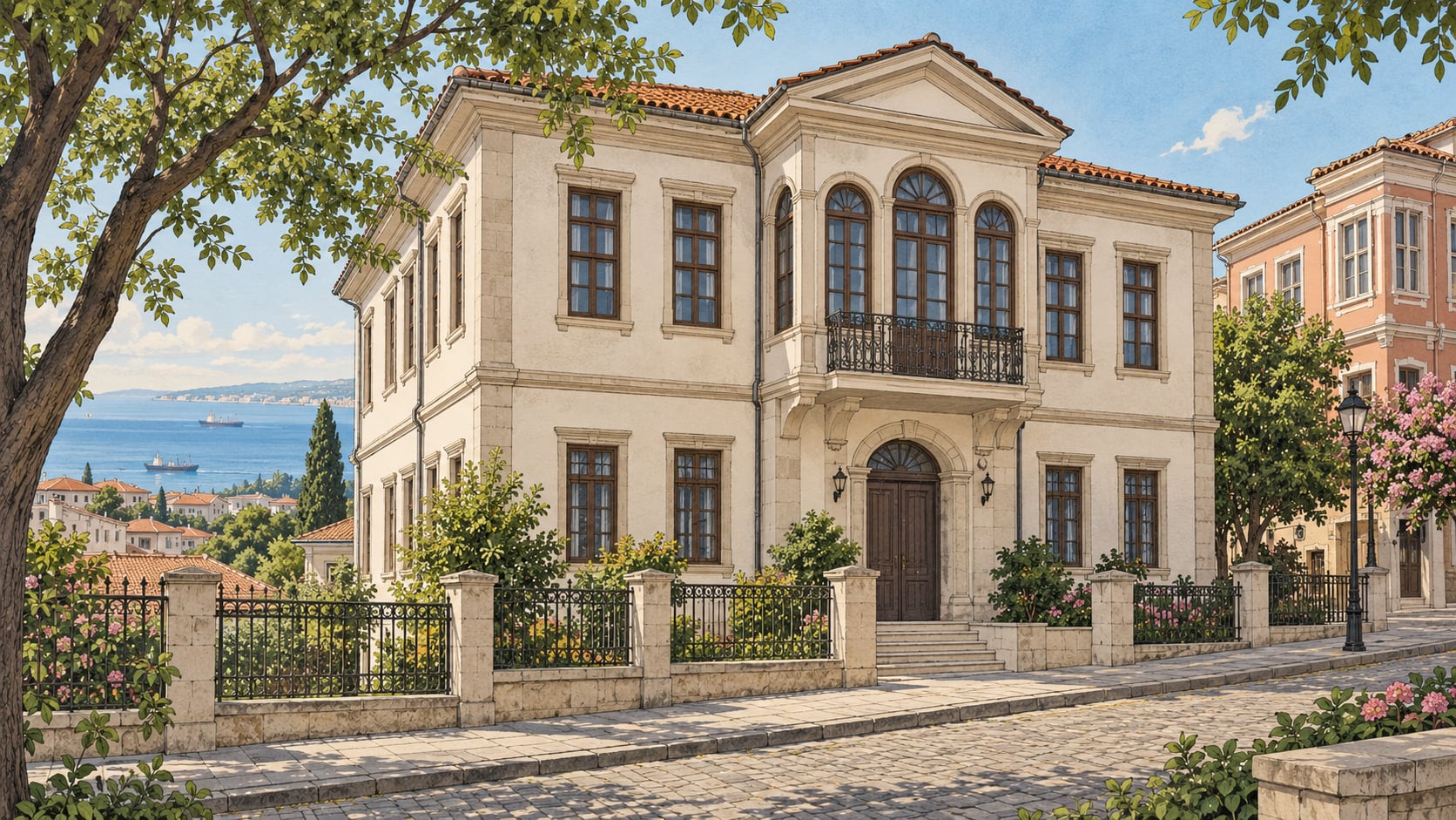 Old Tekirdağ Photographs Museum çizimi, Tekirdağ