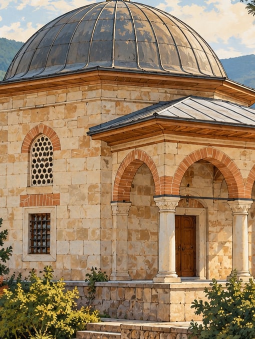 Eskici Baba Tomb çizimi, Bolu