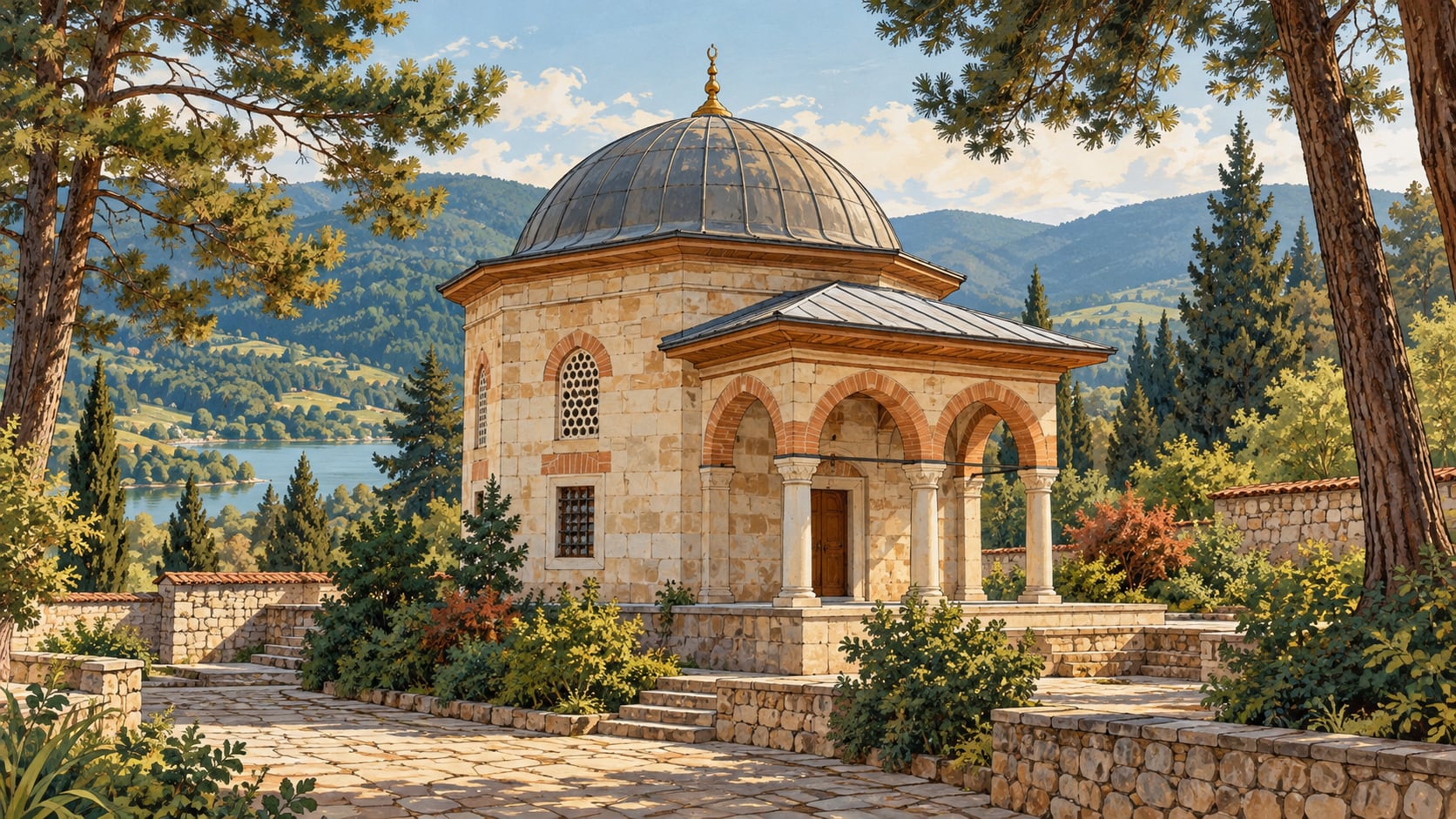 Eskici Baba Tomb çizimi, Bolu