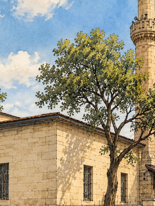 Eskisaray Mosque çizimi, Adıyaman