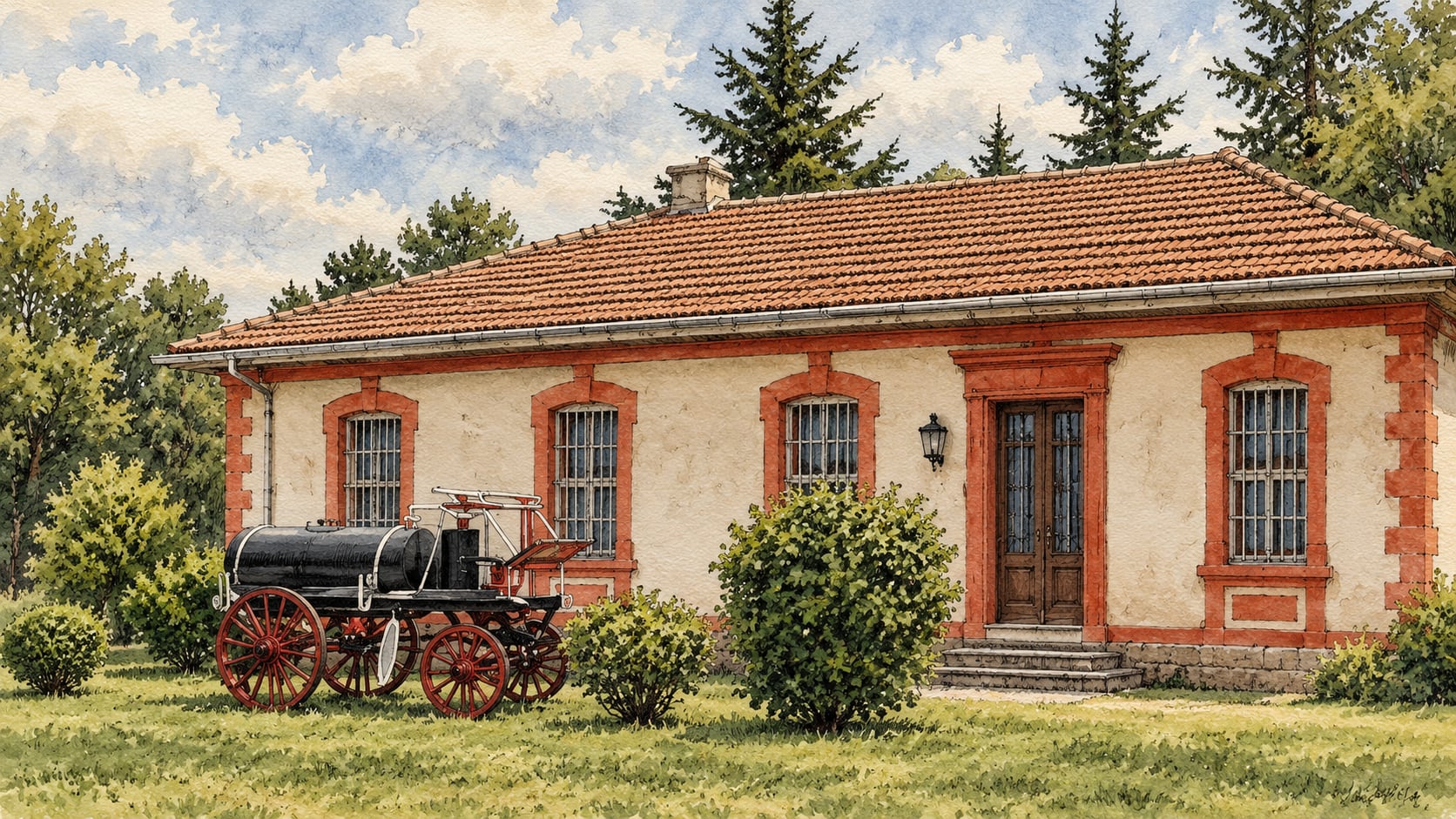 Eskişehir T.C.D.D. Museum çizimi, Eskişehir