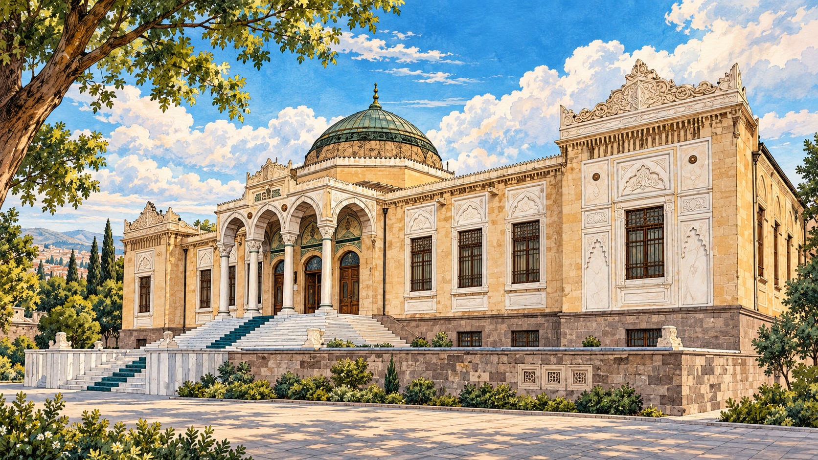 Ethnography Museum çizimi, Ankara